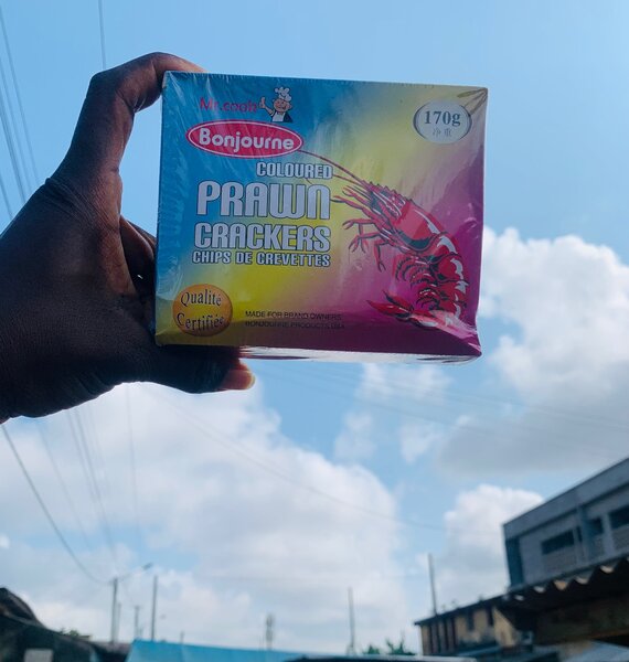 Chips crevettes colorés 170g