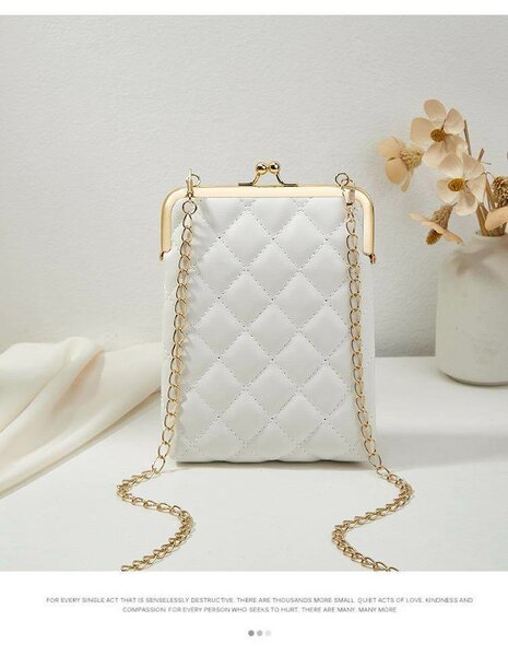 Sac bandoulière élégant matelassé