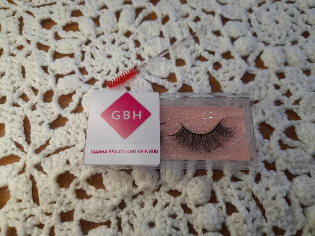 5d stripe eyelash with mascara wand