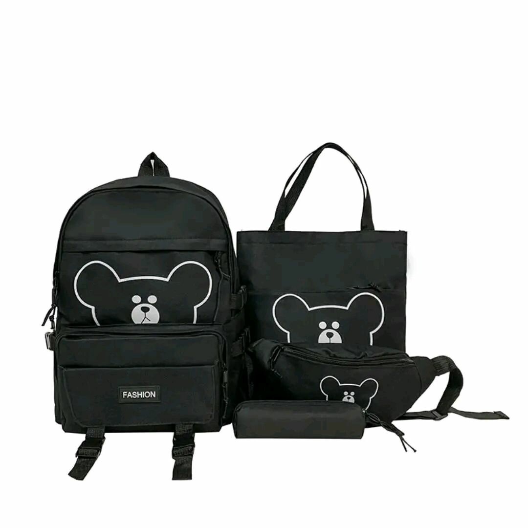 Set de Sacs d'École avec Motif Ours