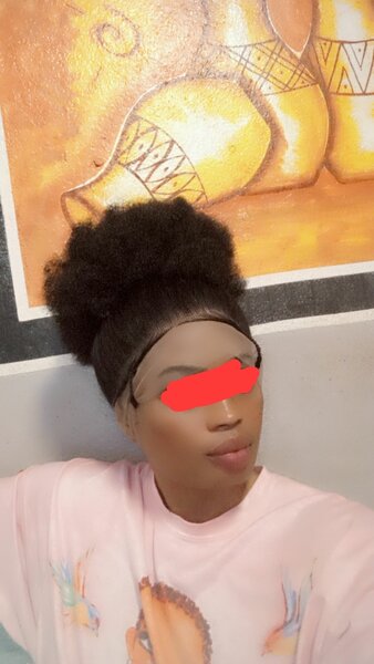 Perruque Chignon afro