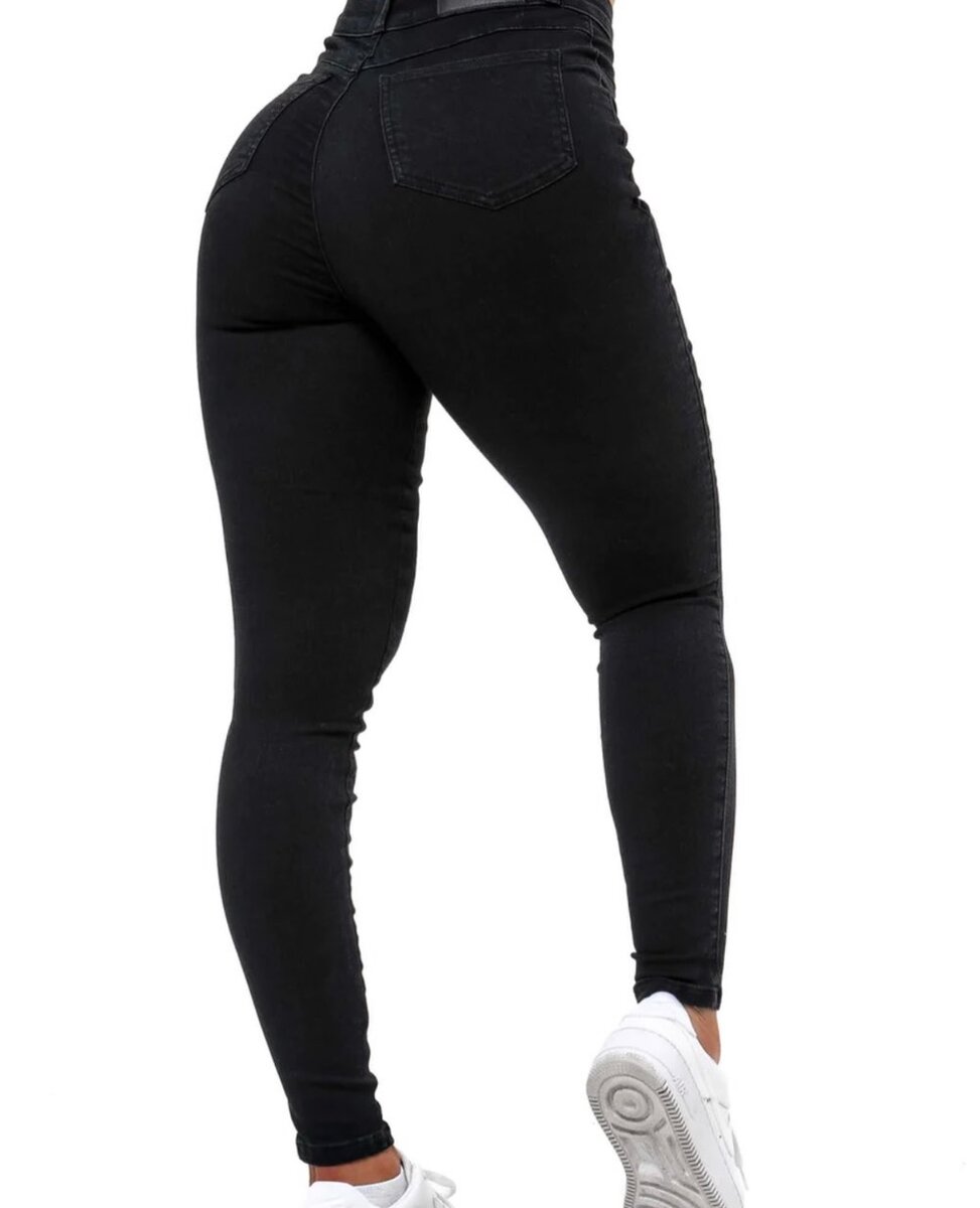 Highwaist jeans in colors