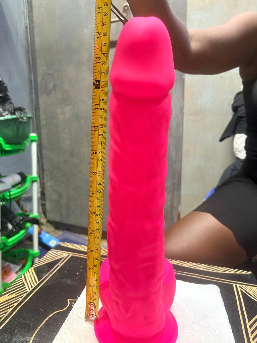 Gode réaliste géant rose XXXL