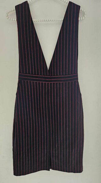 Robe élégante à rayures