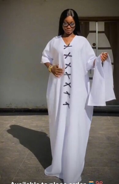 Robe caftan élégante femme