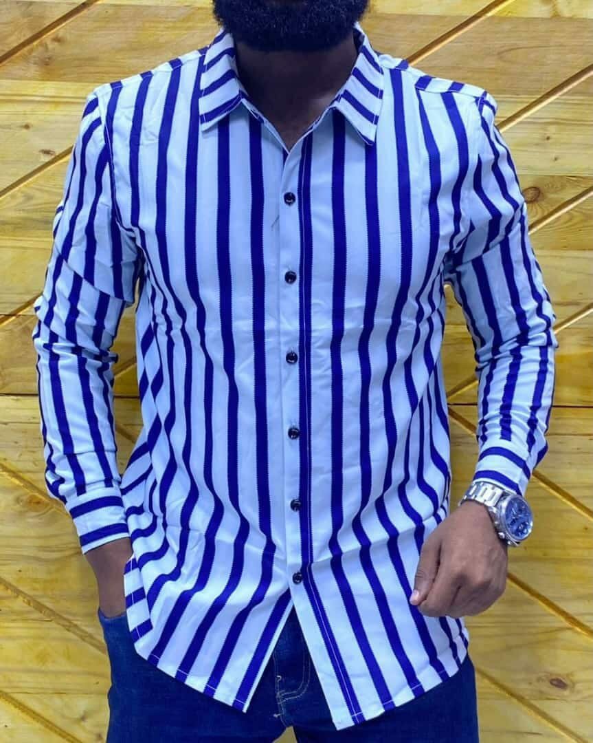 Stylish and high-quality men's long sleeve shirt