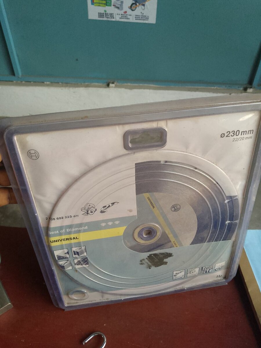 9" Concrete cutting disc