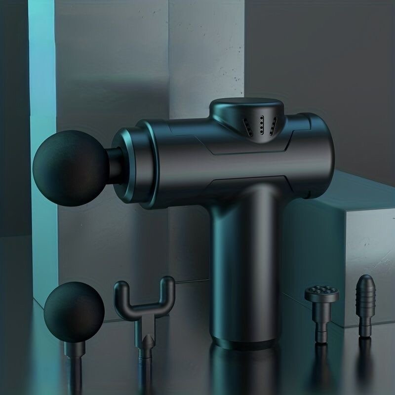 Deep tissue 4 heads  hand massage gun