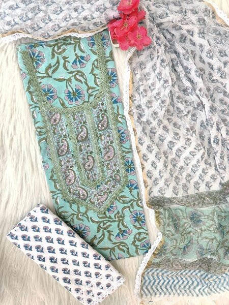 Cotton 3 Peace Suit