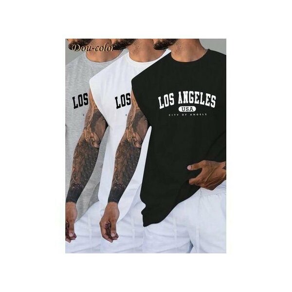 3 Tshirt sans manche Cotton