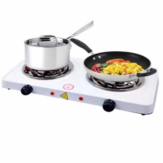 Réchaud électrique double feu