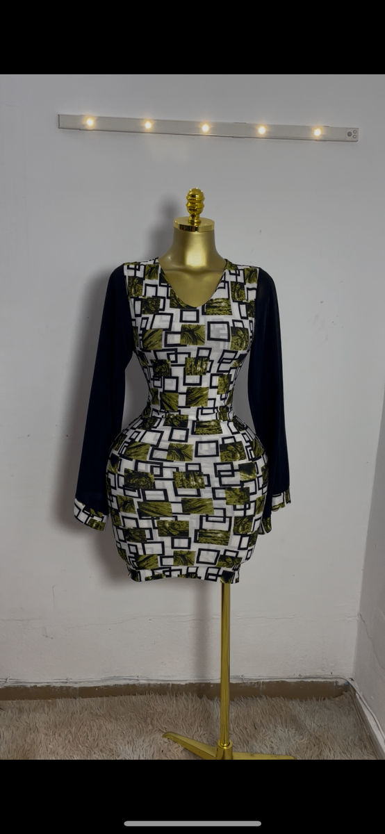 Robe imprimée chic élégante