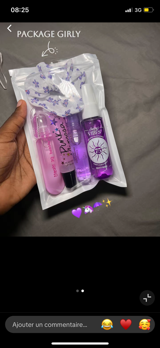 Coffret Beauté Lip Gloss Coloré