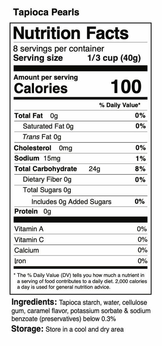 Tapioca pearl (Boba)