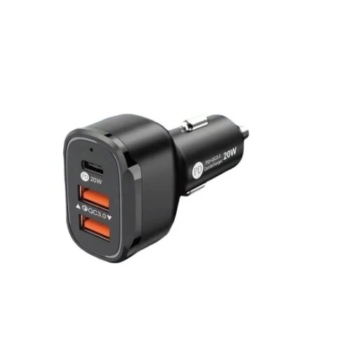 Chargeur Allume-Cigare 38W USB-C QC3.0
