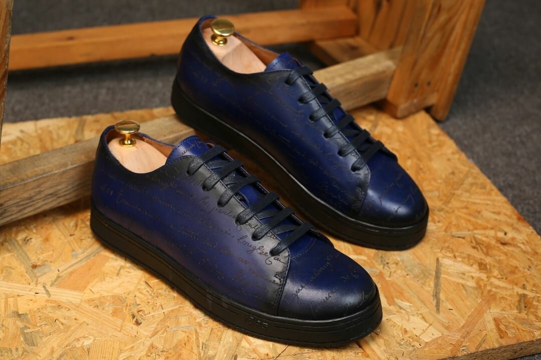 Sneakers en cuir élégant