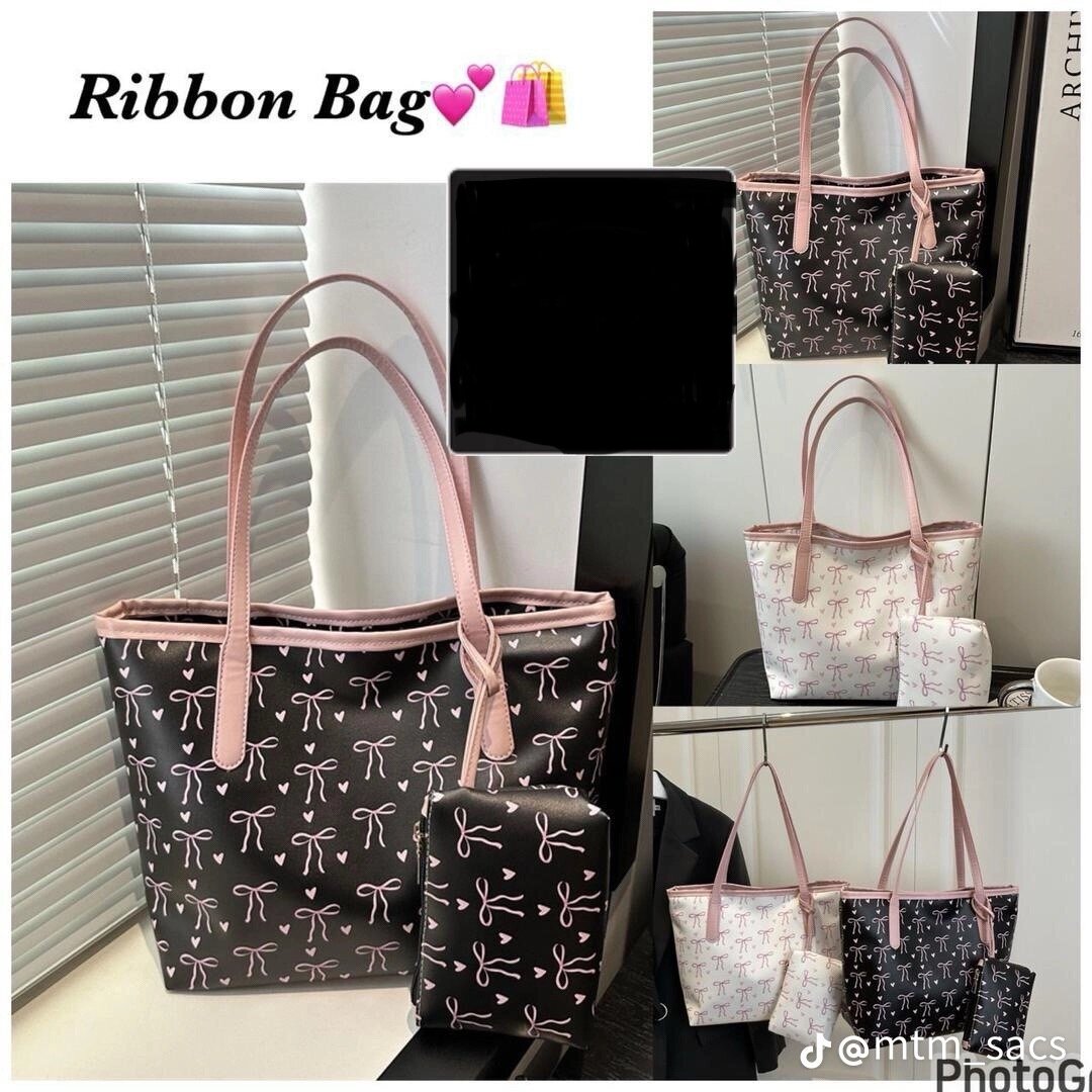 Sac cabas avec motifs nœuds