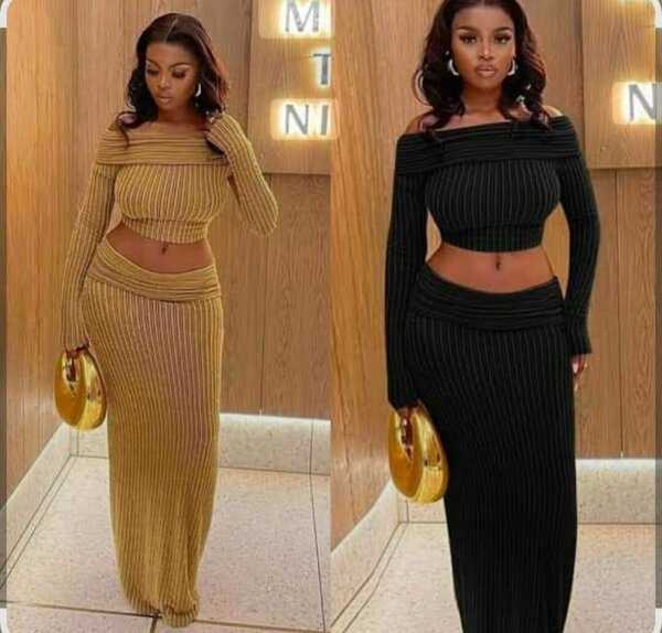 Robe Élégante À Épaules Dénudées