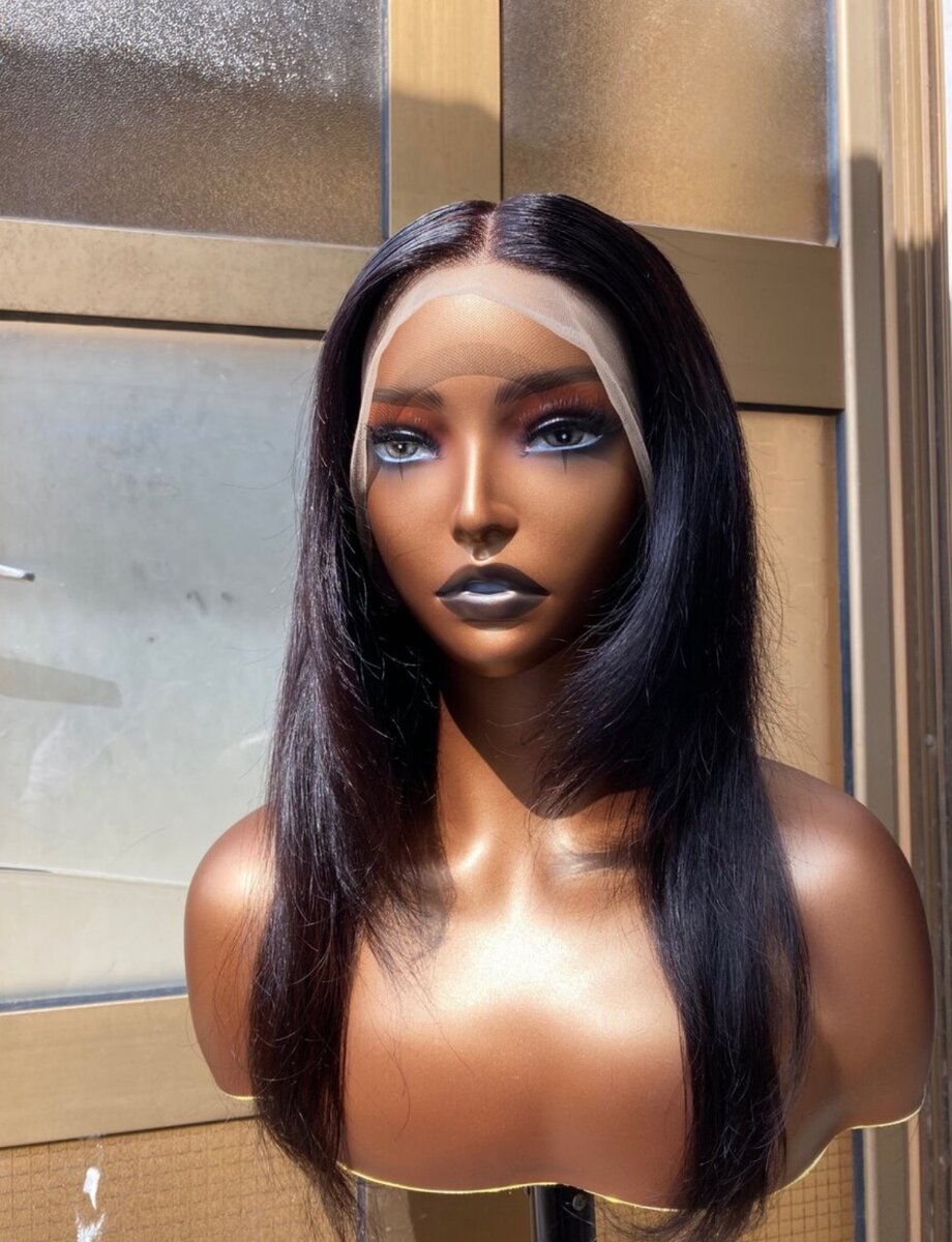 16 inches Straight human hair