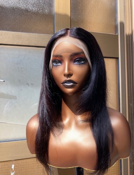 16 inches Straight human hair