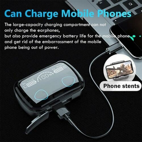 Wireless Finger Touch Control True Bass Bluetooth Headset -