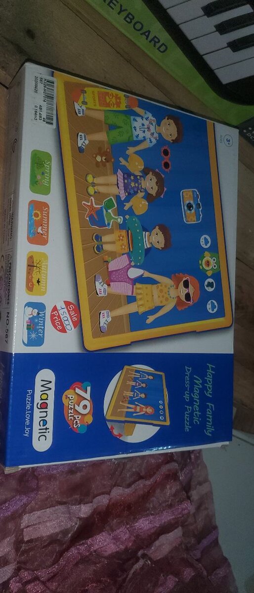 Magnétique dress up puzzle