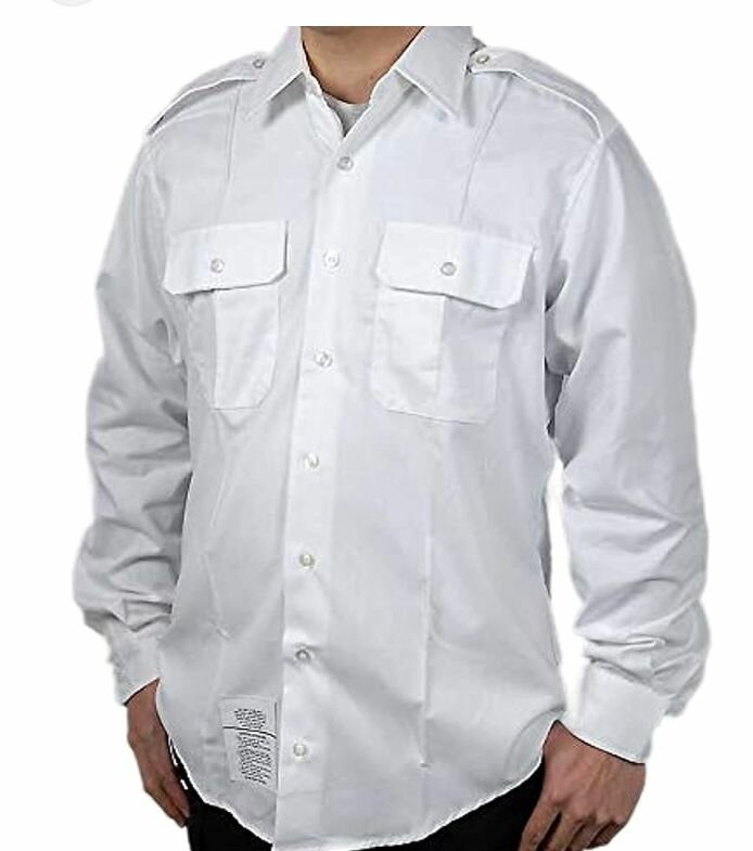 Men's White Uniform Shirt