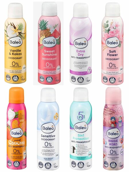 Déodorants Balea variés