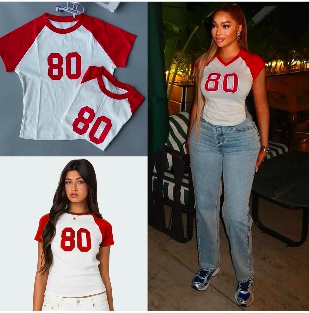 T-shirt à manches contraste