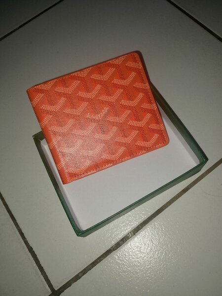 Porte-carte Goyard en cuir