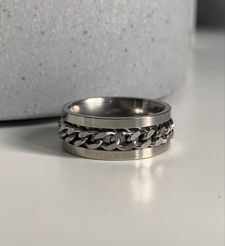 Bague Acier Inoxydable Homme