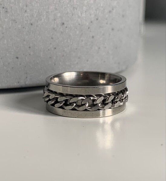 Bague Acier Inoxydable Homme