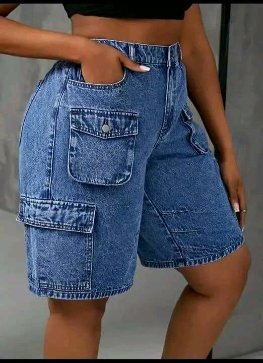 Shorts en jean cargo