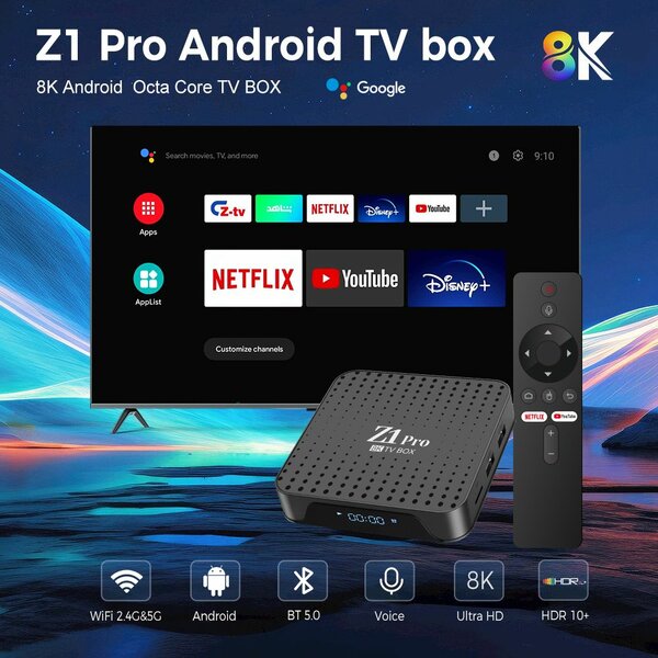 Z1 Pro Box TV Android 8K