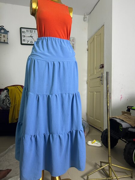 Robe Longue Bicolore Été