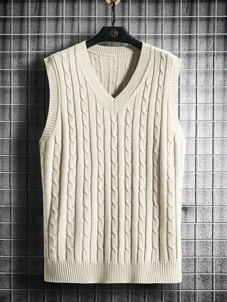 Gilet sans manches en tricot élégant