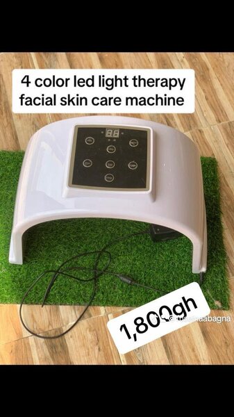 4 colors led light for therapy facial machine