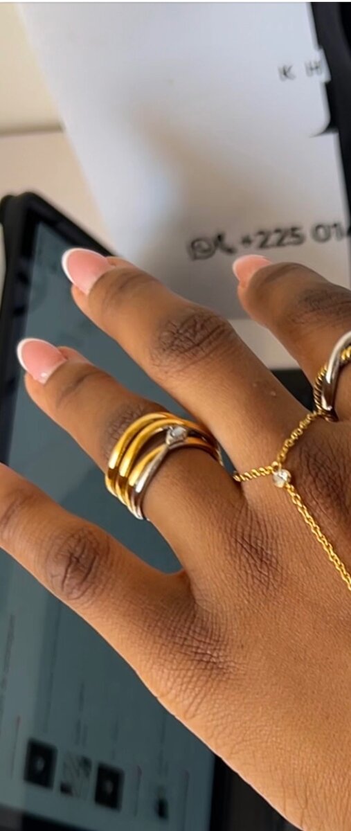 BagueÉlegante Or/Argent index