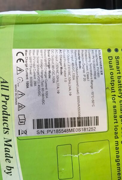 5.5kva Must Inverter