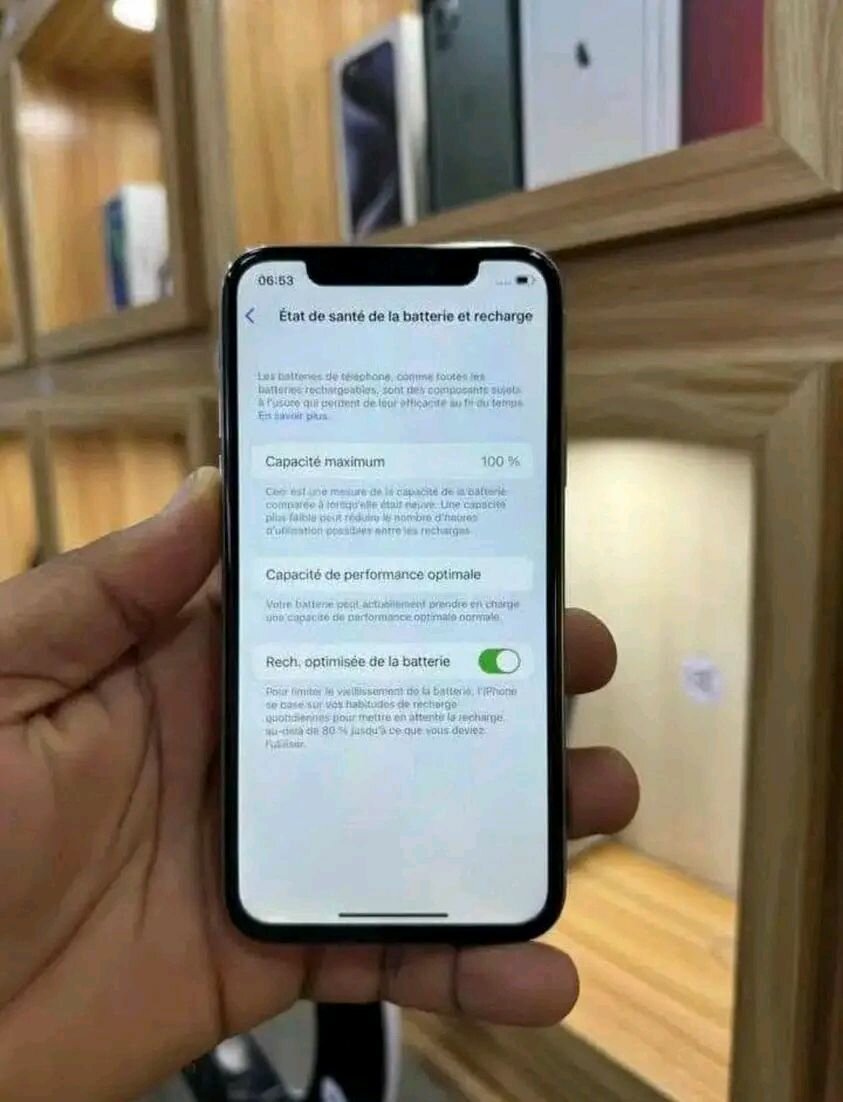 iPhone X Argent 64GB
