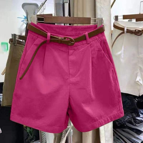 pink zara shorts