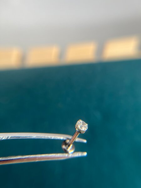 Boucle en titane pour piercing