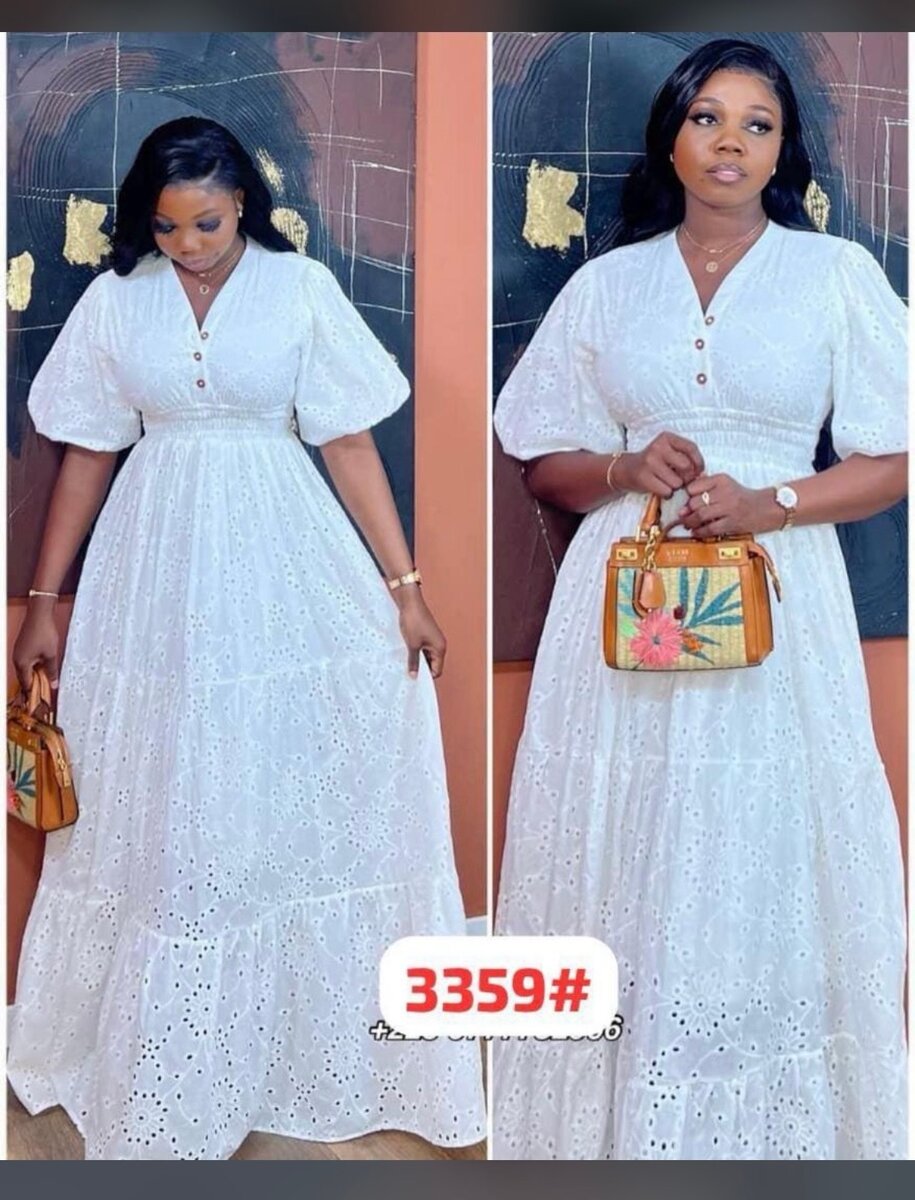 Robe maxi blanche élégante