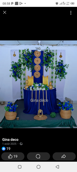 Décor de mariage élégant