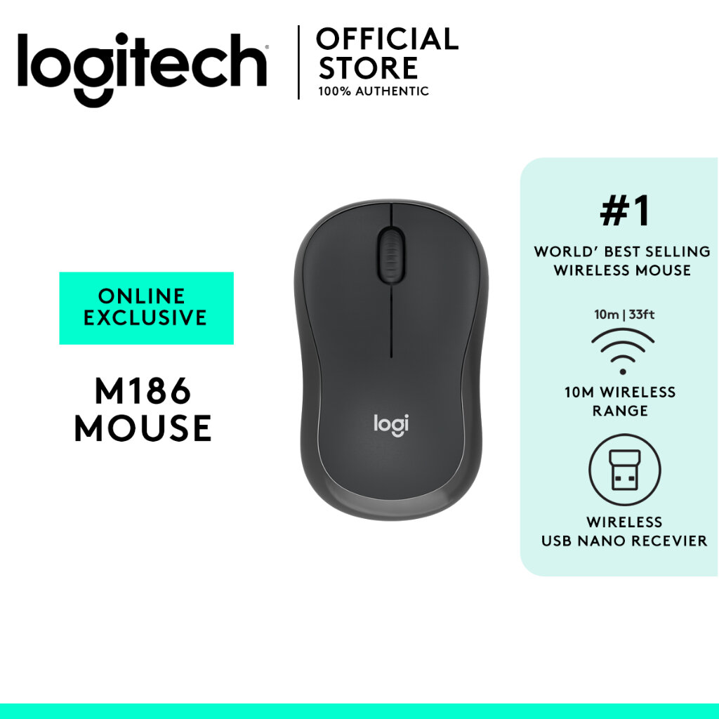 Souris sans fil Logitech M186