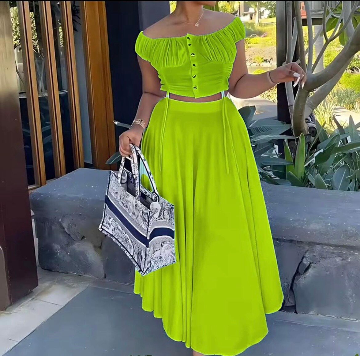 Ensemble chic à volants