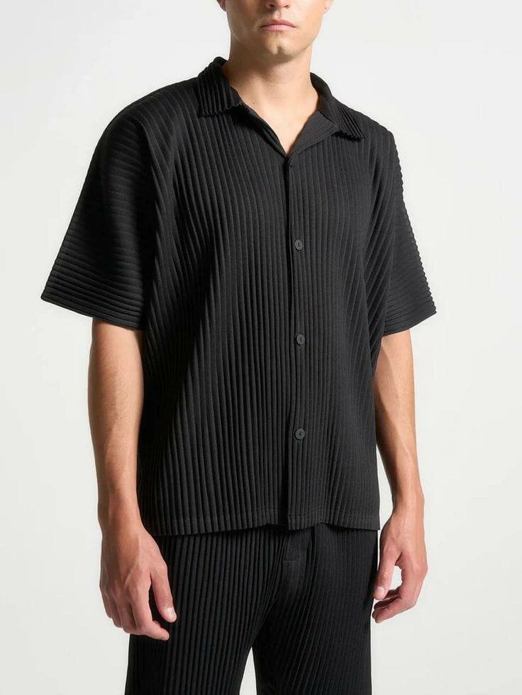 Chemise Noire Homme Élégante