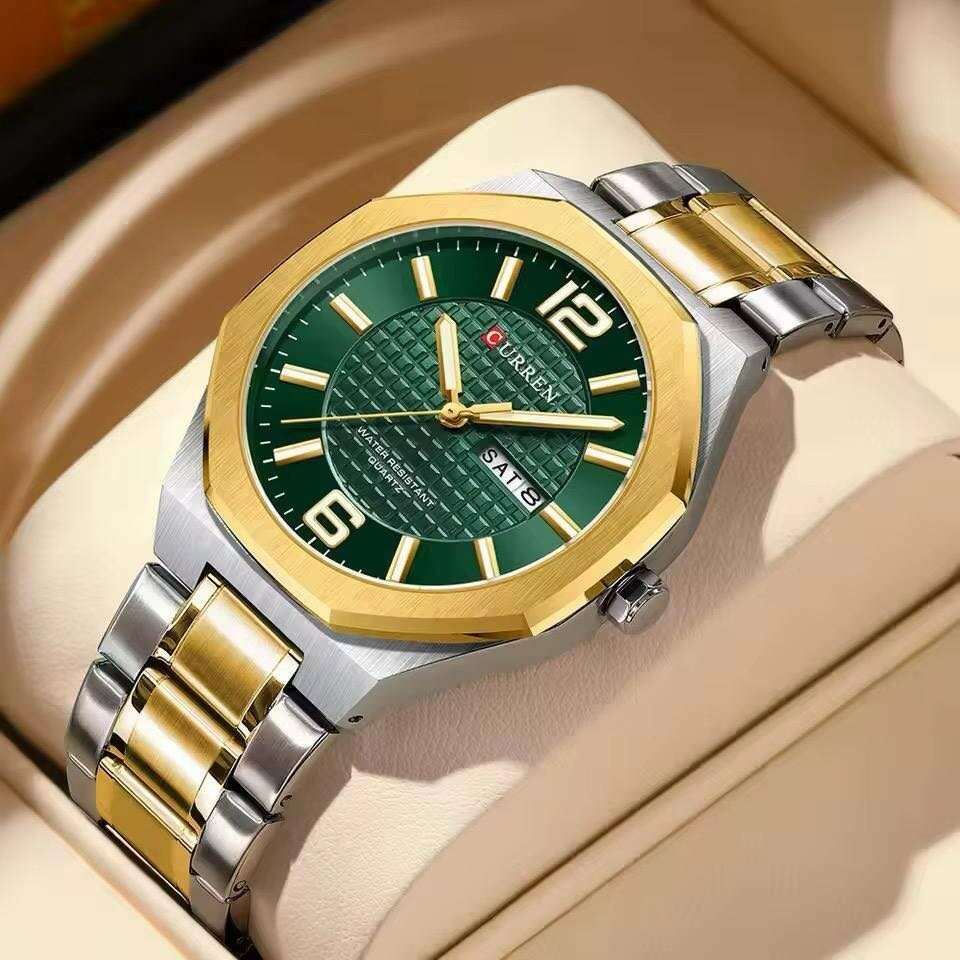Montre Homme Luxe Bicolore