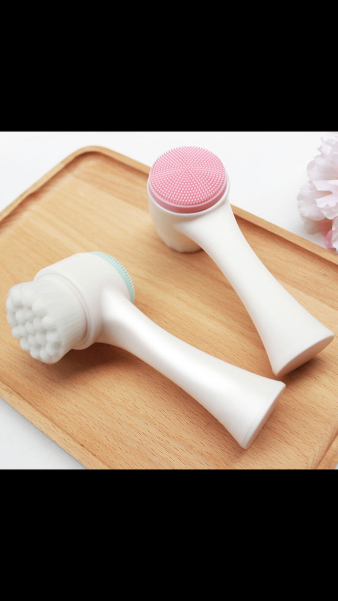 2-sided Silicone Facial cleanser Brush