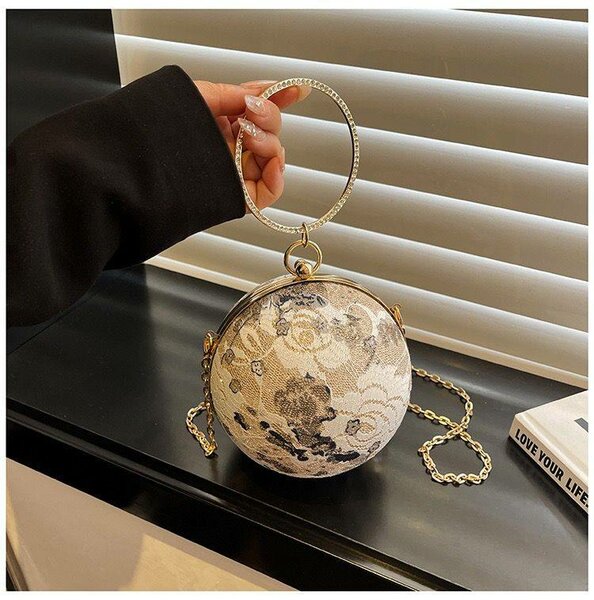 Sac à main rond élégant